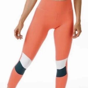 ZYIA Active Tangerine Angle Block Light n Tight Hi-Rise 7/8 24”